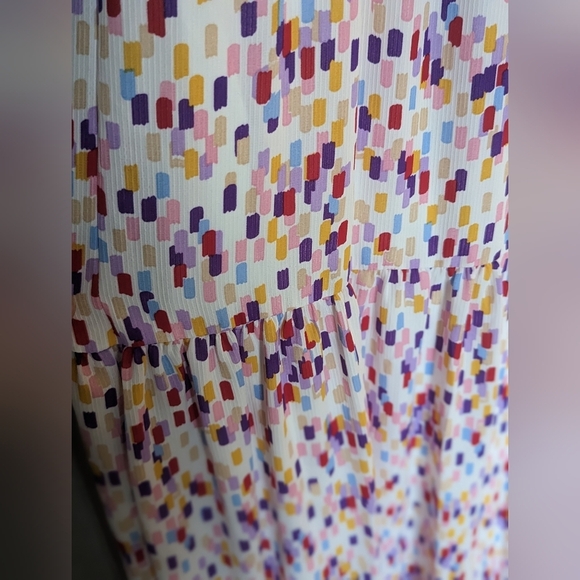SAM EDELMAN Confetti Smocked Bodice Maxi Sundress - Picture 10 of 11